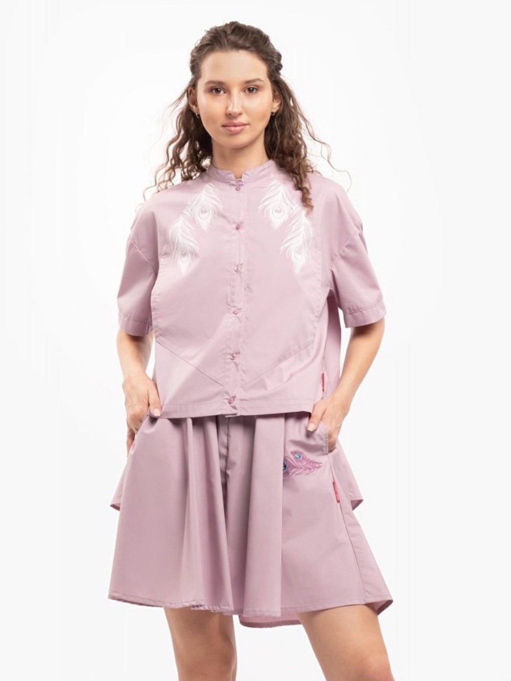 Inspired by new Ukrainian Army Two-Piece Set — Blouse & Shor